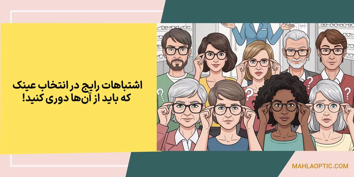 اشتباهات رایج در انتخاب عینک که باید از آن‌ها دوری کنید!