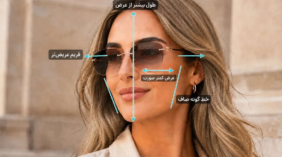 وبژگی های فریم صورت کشیده
