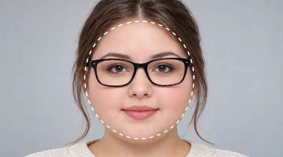 عینک برای صورت گرد زنانه (1)